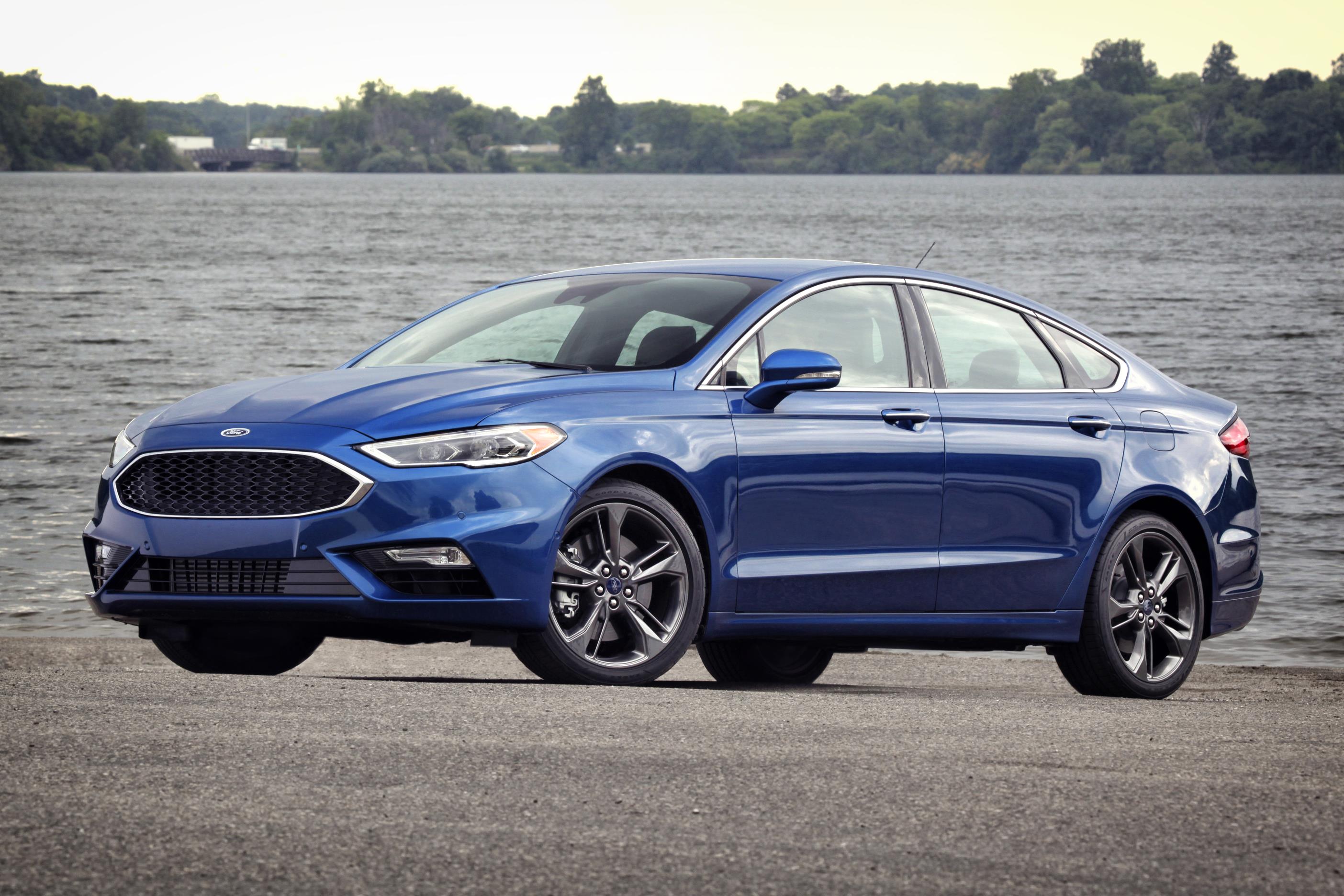 The Ford Fusion, one of Ford's top selling vehicles in the USA in 2017