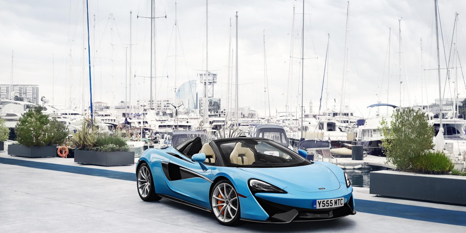 The McLaren 570S, which was launched in June. McLaren Automotive acheived another year of sales records in 2017.