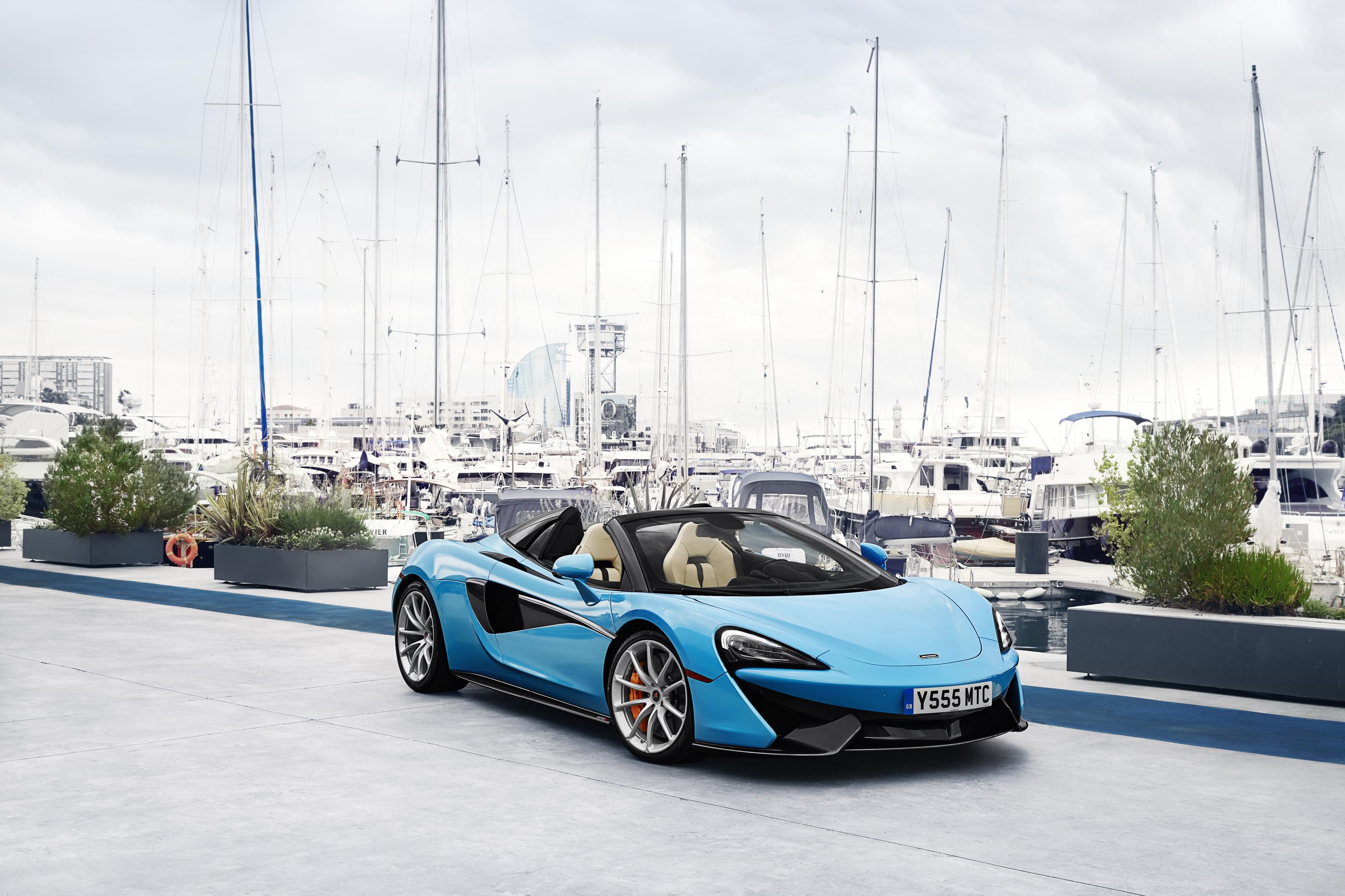 The McLaren 570S, which was launched in June. McLaren Automotive acheived another year of sales records in 2017.