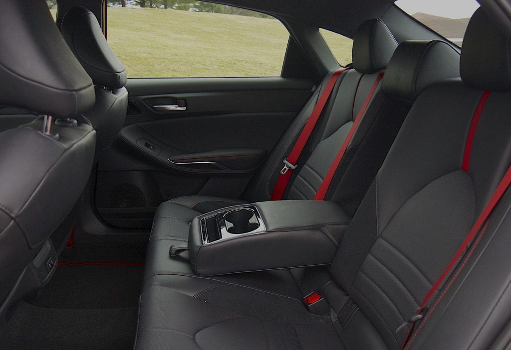 2020 toyota Avalon TRD back seat