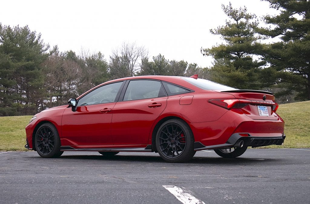 2020 toyota Avalon TRD rear three quarter