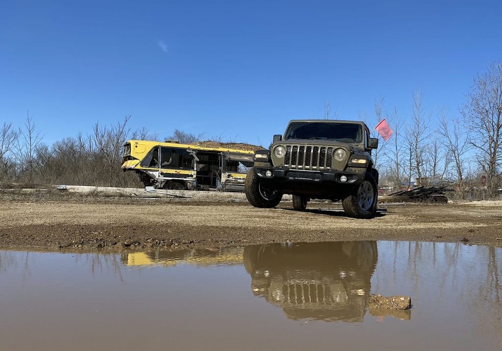 2020 Jeep Gladiator off-roading