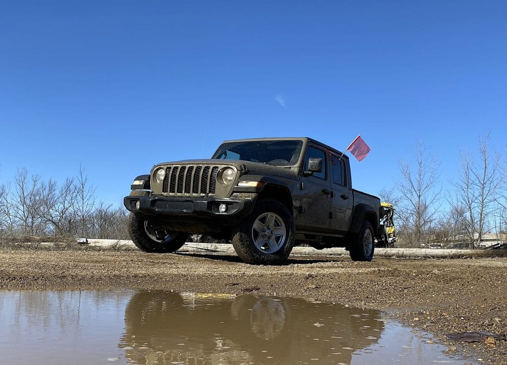 2020 Jeep Gladiator off-roading