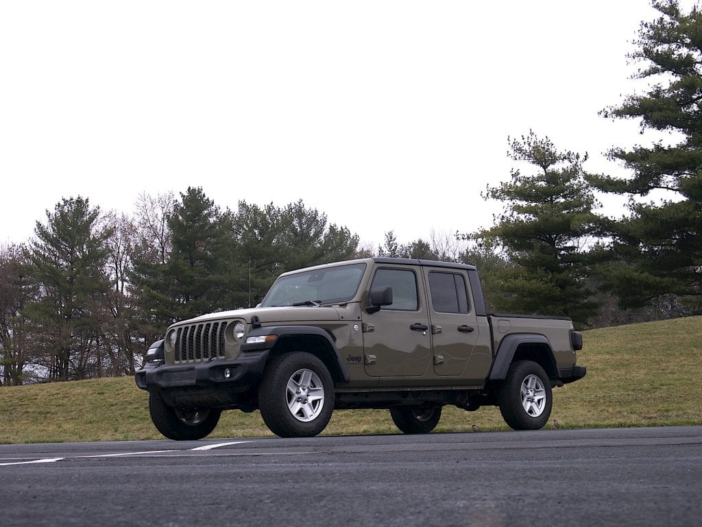 2020 Jeep Gladiator front three quarter