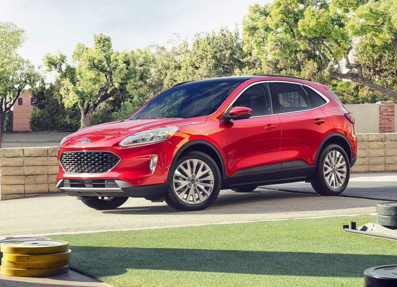 Red 2021 Ford Escape SUV 