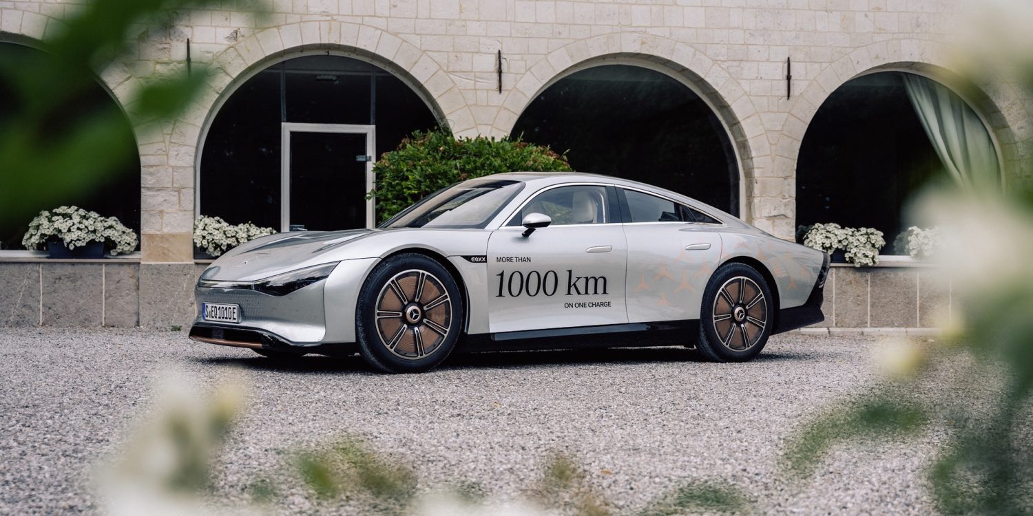 The Mercedes-Benz VISION EQXX Long Range Car