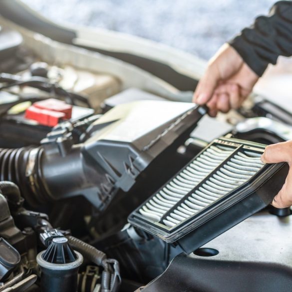 Installing an engine air filter
