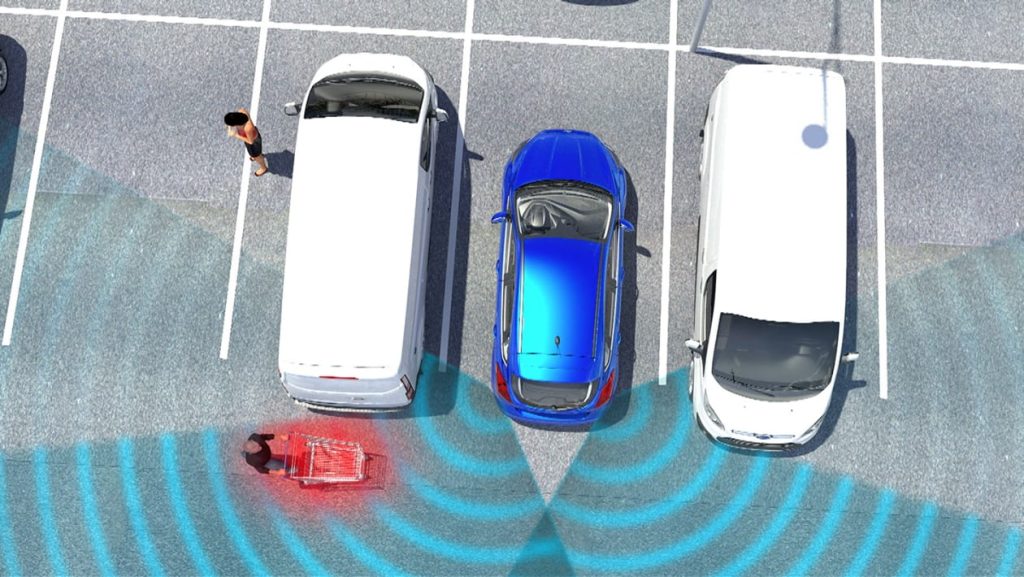 Rear cross-traffic sensors