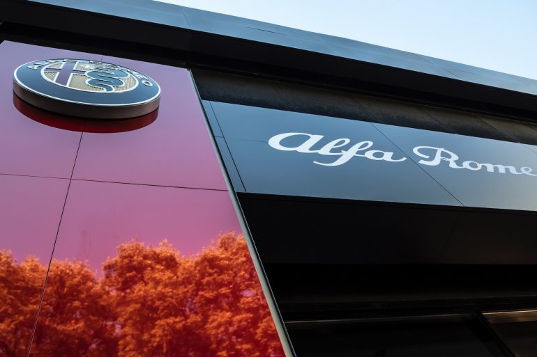 Alfa Romeo flagship dealership in Milano